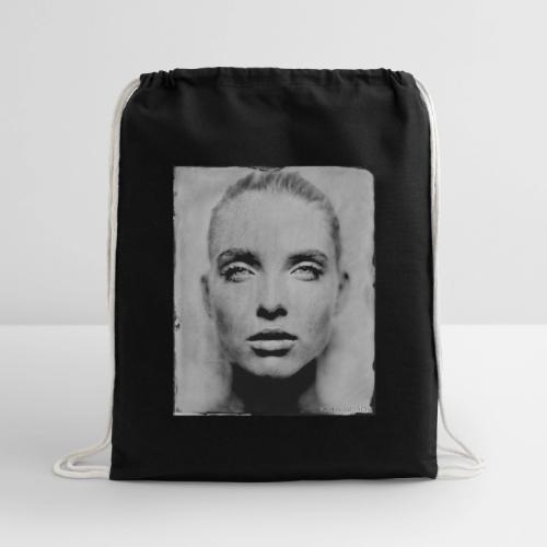 Gazing Still - Cotton Drawstring Bag
