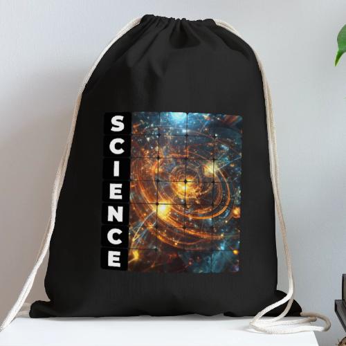 Golden Core of Science - Cotton Drawstring Bag