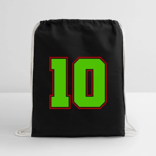 The Magic Number 10 - Cotton Drawstring Bag