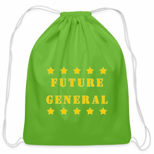 Future General 5 Star Military Kids Gift. - Cotton Drawstring Bag