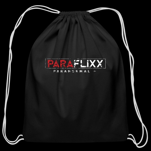 PARAFlixx White Grunge - Cotton Drawstring Bag