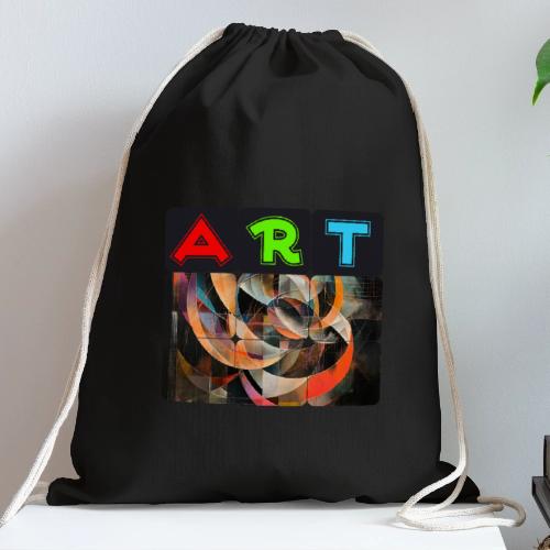 Fragments of Art - Cotton Drawstring Bag