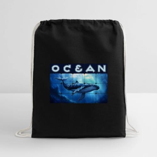 Ocean Titan - Cotton Drawstring Bag