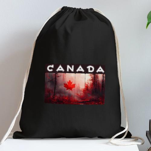Canada Nature Vibes - Cotton Drawstring Bag