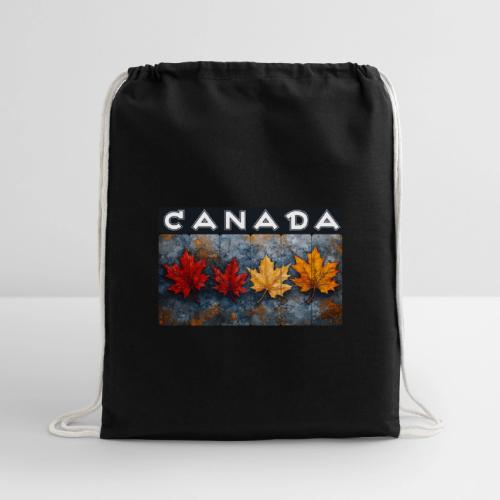 Colorful Canada Style - Cotton Drawstring Bag
