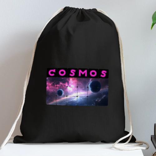 Echoes of the Cosmos - Cotton Drawstring Bag