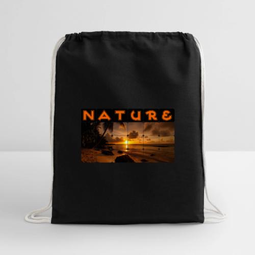Nature: Golden Hour Escape - Cotton Drawstring Bag