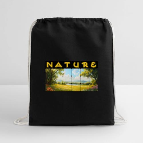 Nature: Summer Fields - Cotton Drawstring Bag