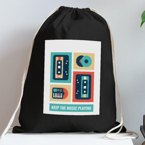 Music 2 - Cotton Drawstring Bag