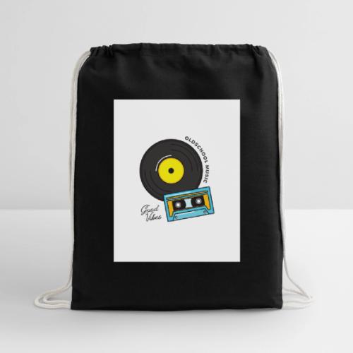 Old School Good Vibes - Cotton Drawstring Bag