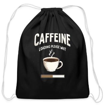 Retro Computing Fans Vintage Computers Old-School - Cotton Drawstring Bag - black - Front