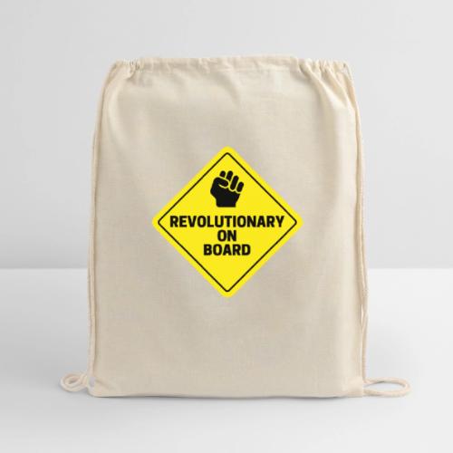 Revolutionary On Board - Cotton Drawstring Bag