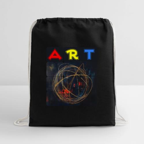 Echoes of Art - Cotton Drawstring Bag