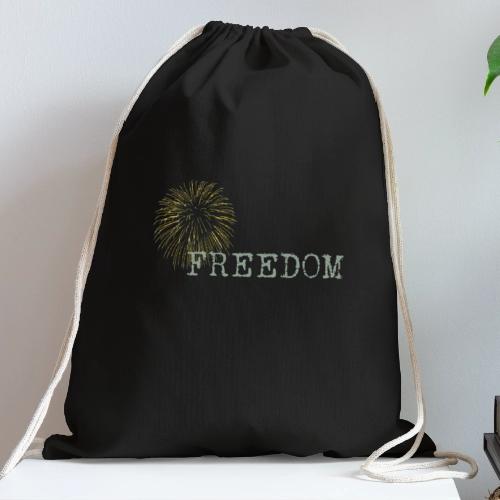 4th of July Celebration - Cotton Drawstring Bag