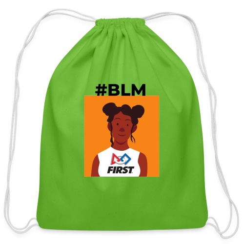 #BLM FIRST Girl Supporter - Cotton Drawstring Bag