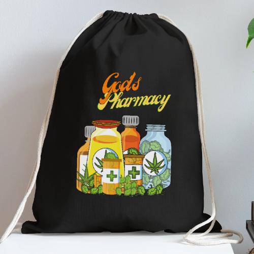 God's Pharmacy Collection - Cotton Drawstring Bag