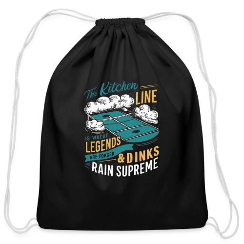 Fear the Dinker: Conquer the Kitchen - Cotton Drawstring Bag