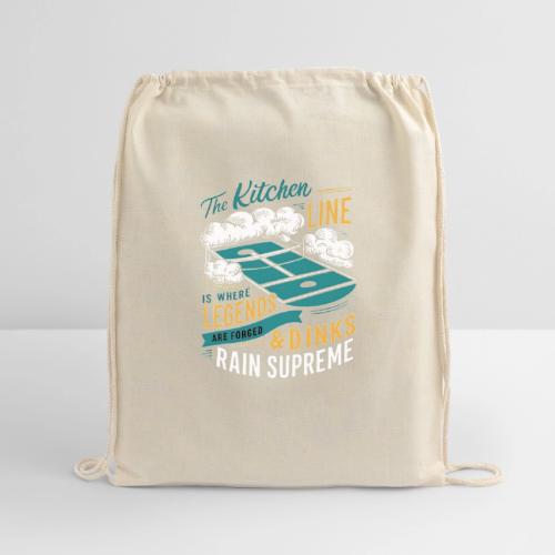 Fear the Dinker: Conquer the Kitchen - Cotton Drawstring Bag