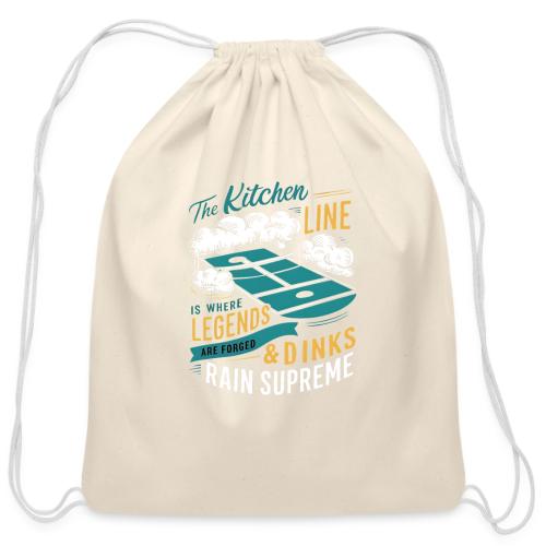 Fear the Dinker: Conquer the Kitchen - Cotton Drawstring Bag
