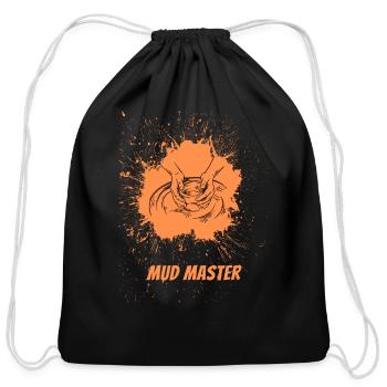 Mud Master - Cotton Drawstring Bag - black - Front