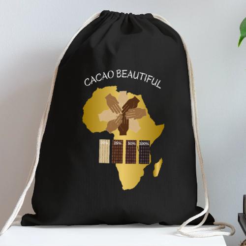 Cacao Beautiful - Cotton Drawstring Bag