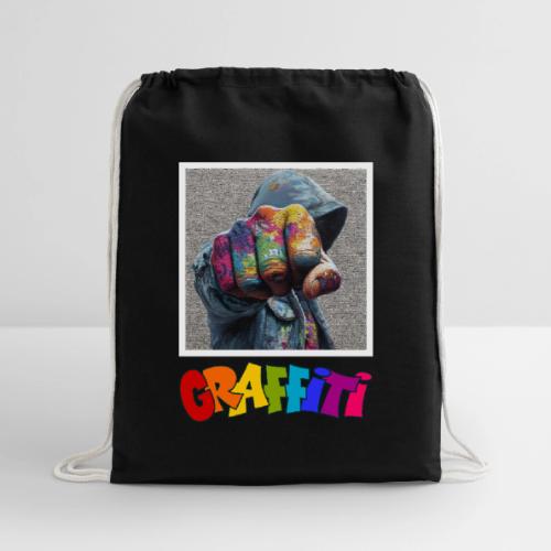 Graffiti: Urban Expression - Cotton Drawstring Bag