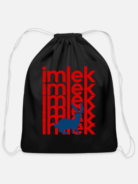 chinese new years - Cotton Drawstring Bag - black