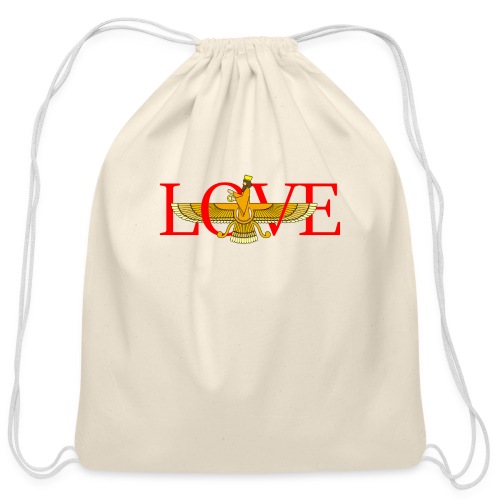 Love Faravahar - Cotton Drawstring Bag