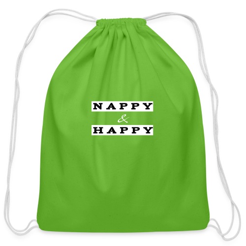 Nappy and Happy - Cotton Drawstring Bag