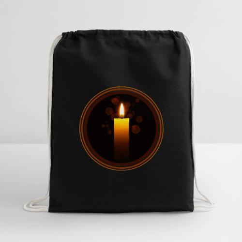 Candle - Cotton Drawstring Bag