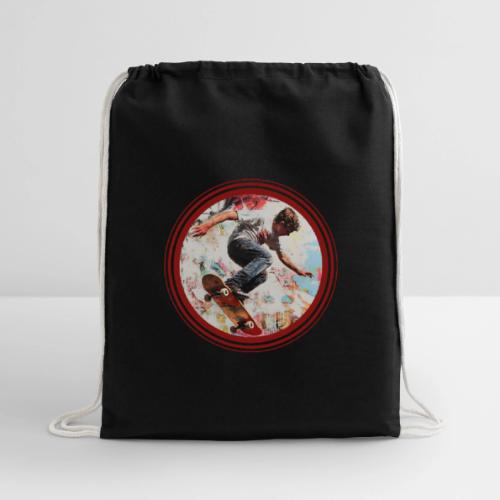 Skateboarding is Life - Cotton Drawstring Bag
