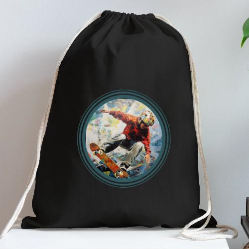 Skateboarding Fuel - Cotton Drawstring Bag