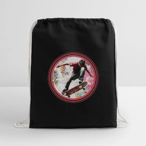 Skateboarding Soul - Cotton Drawstring Bag