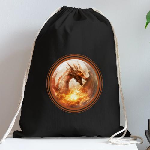 Dragon's Wrath - Cotton Drawstring Bag