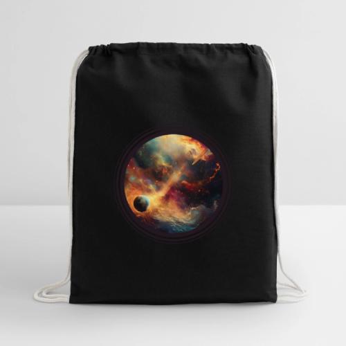 The Painted Planets - Cotton Drawstring Bag