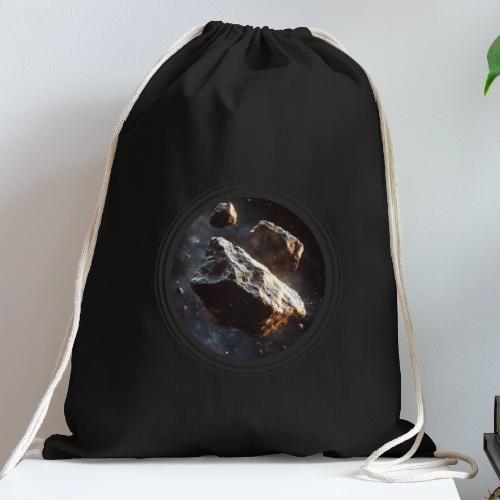 Asteroids Frontier - Cotton Drawstring Bag