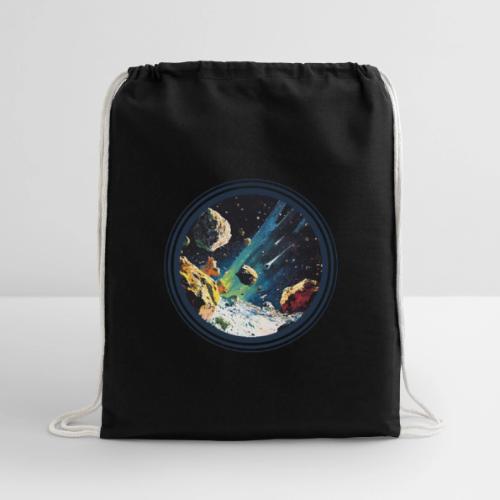 Celestial Collision - Cotton Drawstring Bag