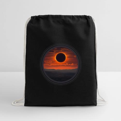 Eclipse Horizon - Cotton Drawstring Bag