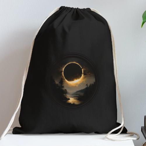 Eclipse: Shadowed Light - Cotton Drawstring Bag