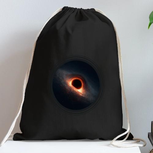Black Hole Mystery - Cotton Drawstring Bag