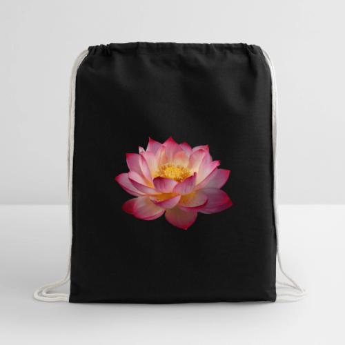 Serenity Lotus Grace - Cotton Drawstring Bag