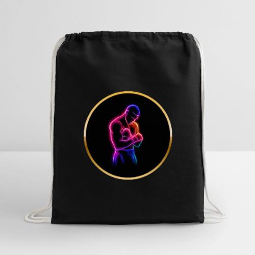 Boxing: Neon Power Guard - Cotton Drawstring Bag