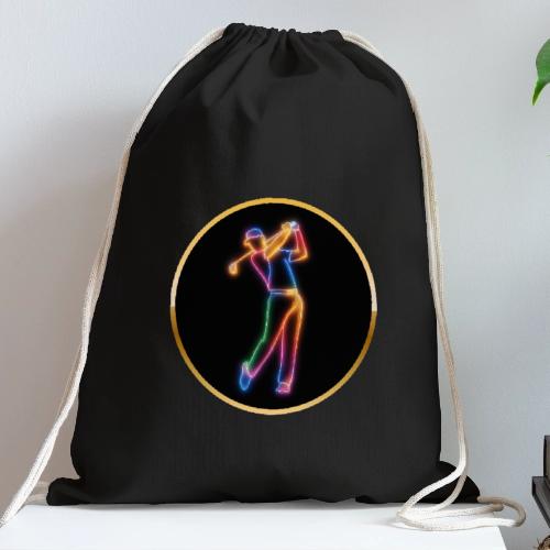 Golf: Spectrum Swing - Cotton Drawstring Bag