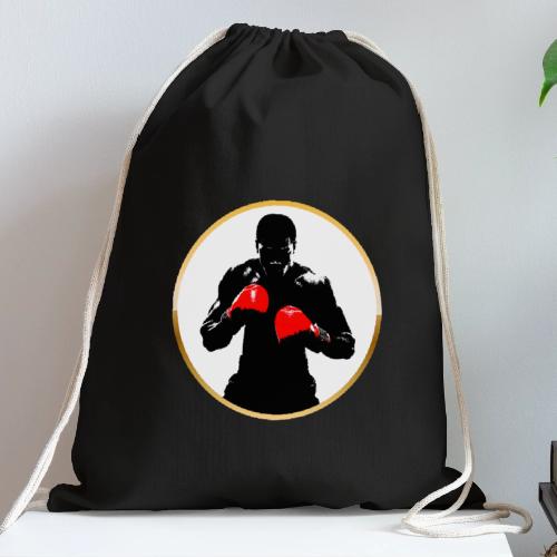 Boxing: Golden Ring Fighter - Cotton Drawstring Bag