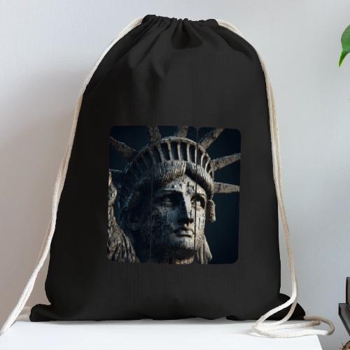 USA: Liberty in Shadows - Cotton Drawstring Bag