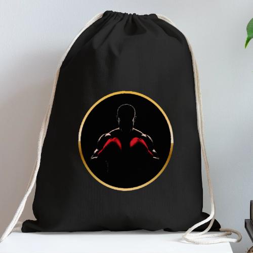 Boxing: Gold Core Muscle - Cotton Drawstring Bag