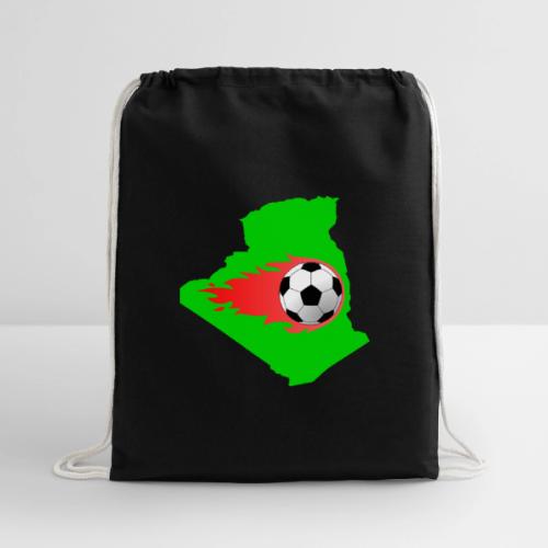 Algerian Football Fire - Cotton Drawstring Bag