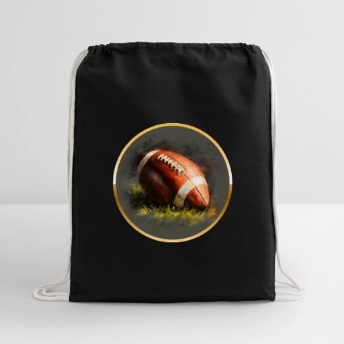 American Football: Gridiron Gold - Cotton Drawstring Bag
