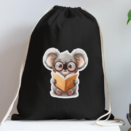 Gamer Koala Reading Strategy Book - Cotton Drawstring Bag