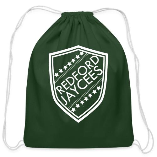 Redford Jaycees Shield - Cotton Drawstring Bag